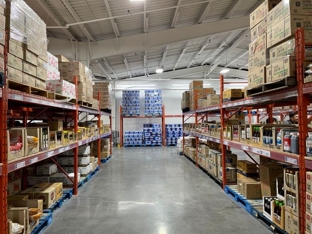 Inside the KFT Wholesale warehouse