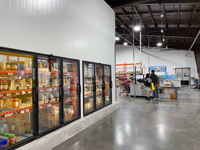 The fresh meat section
