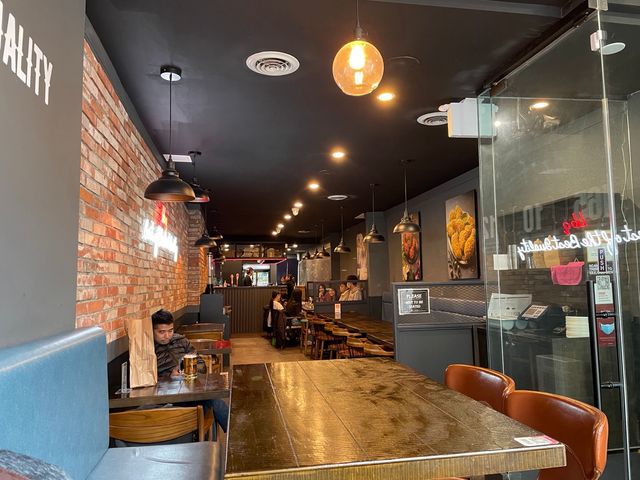 Inside bb.q Chicken Yonge & Bloor